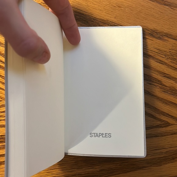 NWOT Iridescent Silver Pocket Notebook | Planner w Page Keeper • 5.5 x 4 Inch - Picture 11 of 16